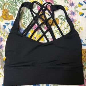 Lululemon Athletica Black Strappy Top